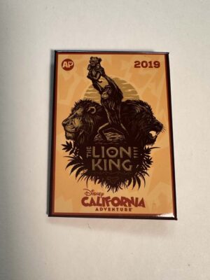 Lion King Button California Adventure AP 2019