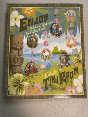 Tiki Room Pin board with three pins
