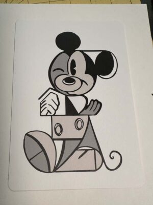 Mickey Mouse Special edition artwork Disney Rewards postcard