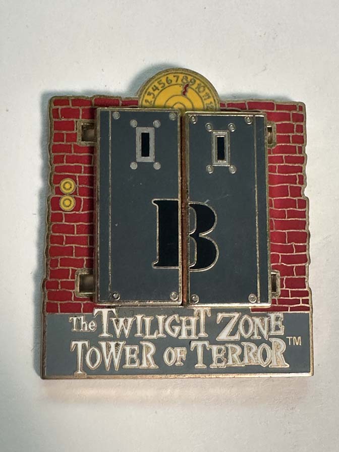 Stitch Twilight Zone Tower of Terror Elevator pin - Image 2