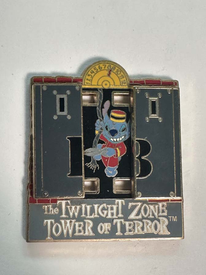 Stitch Twilight Zone Tower of Terror Elevator pin - Image 3