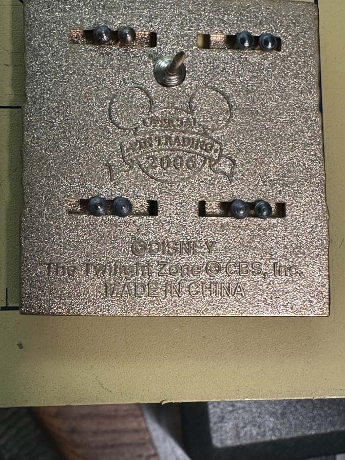 Stitch Twilight Zone Tower of Terror Elevator pin - Image 5