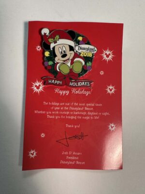 Mickey Mouse Cast Christmas Pin 2018