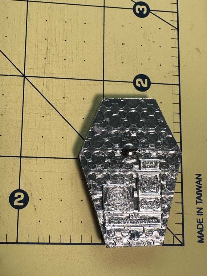 Haunted Mansion Ezra O-Pin House coffin pin LE250 Slides open - Image 3