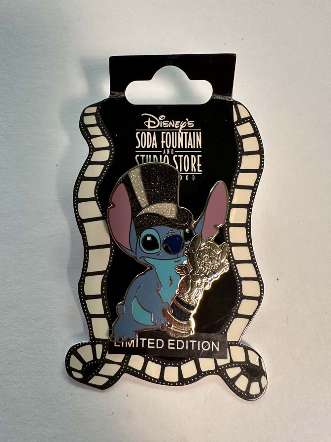 Disney Soda Fountain Stitch getting an Oscar LE 300 pin