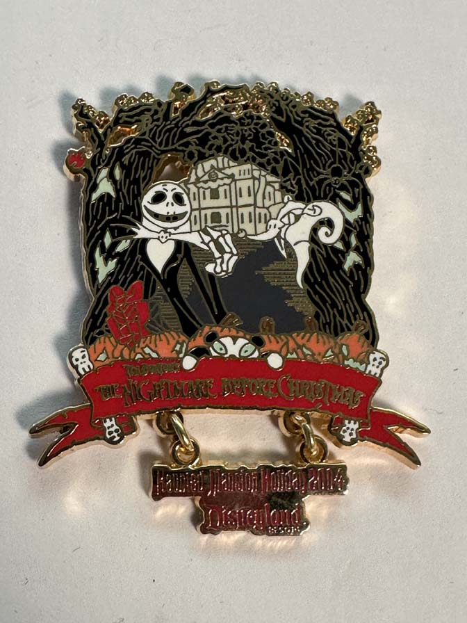 Nightmare Before Christmas Jack-Zero and Haunted Mansion LE2000 pin - Image 3