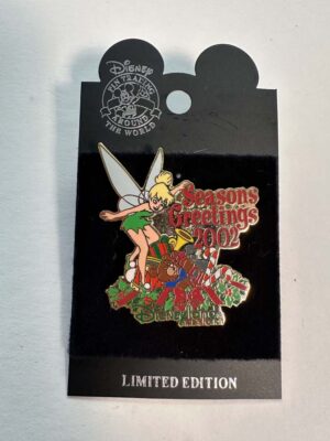 Tinkerbell Seasons Greetings 2002 Pin