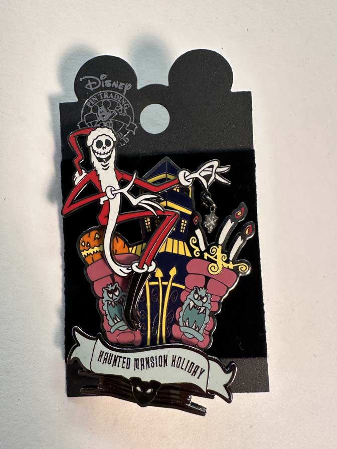 Haunted Mansion Holiday Jack Skellington on Haunted Mansion Wall LE3500 pin