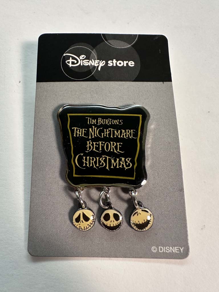 Nightmare before Christmas dangle pin from Disney Store Japan