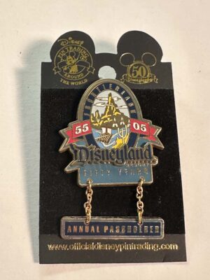 Disneyland Fifty Years Annual Passholder Pin with Frontierland