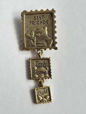 Pooh and Piglet Best Friends broach pin