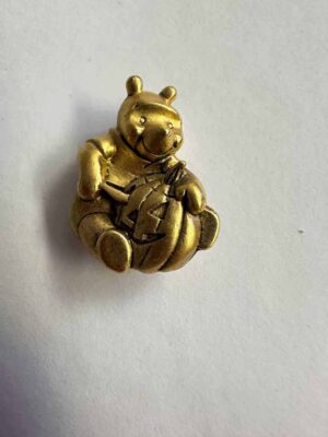 Pooh with Halloween Pumpkin Jewelry Broach Pin