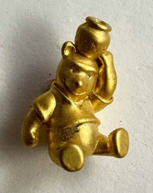 Pooh with Honey Pot Tie Tack Pin