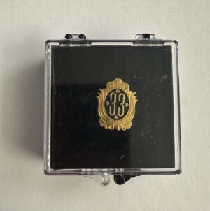Club 33 pin in plastic case