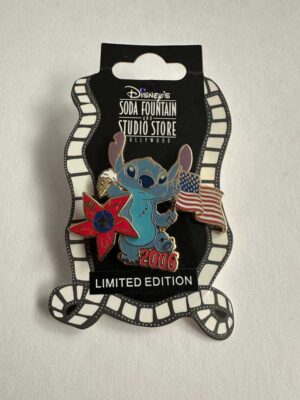Stitch patriotic spinner Pin LE 300