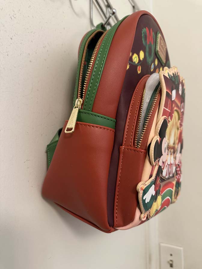 Loungefly Mickey & Minnie Mouse Hot Cocoa Fireplace Mini Backpack - Image 3