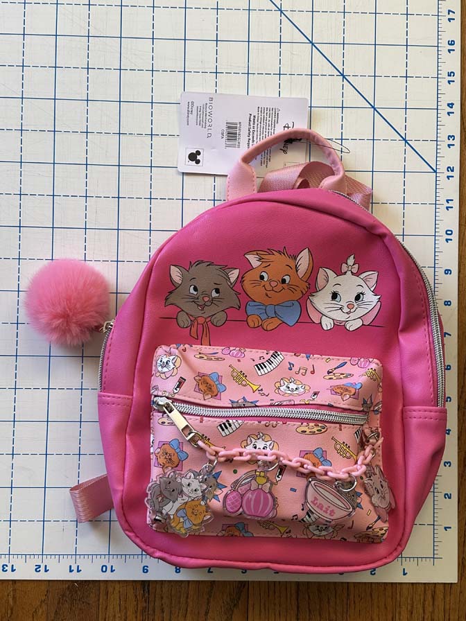 Aristocats mini Backpack featuring Marie - Toulouse, and Berlioz - Image 7