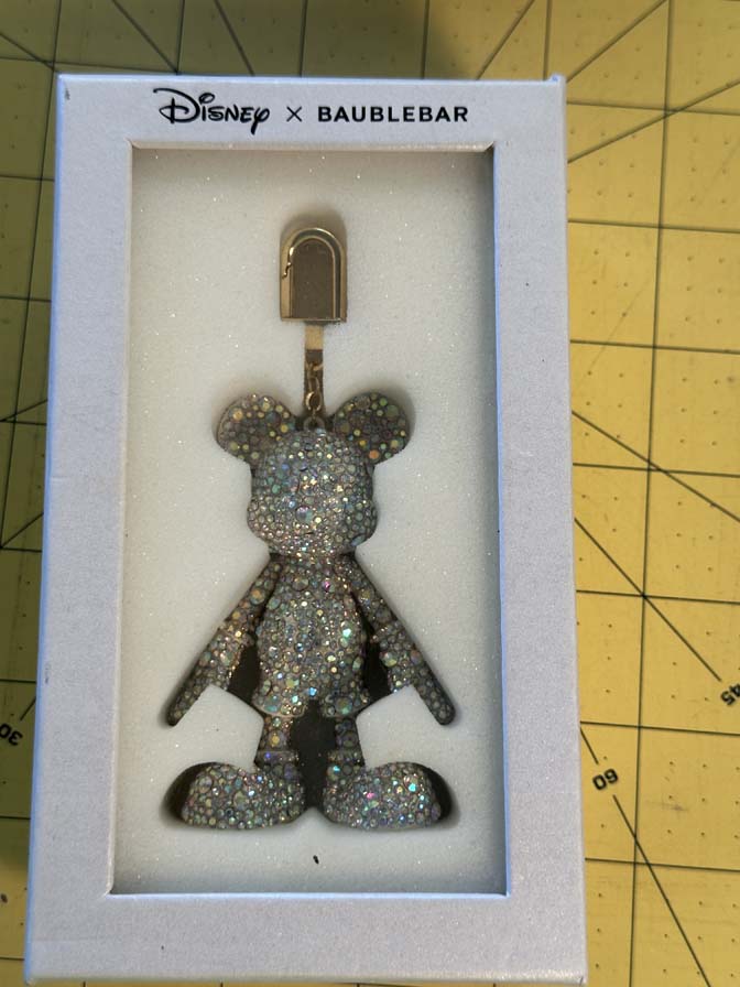 BaubleBar x Disney Mickey Mouse bag charm