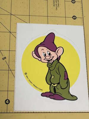 Walt Disney Productions Dopey Sticker