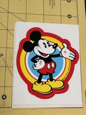 Walt Disney Productions Mickey Mouse Sticker