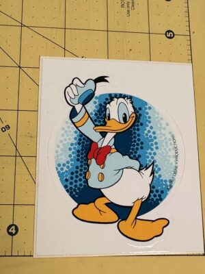 Walt Disney Productions Donald Duck Sticker
