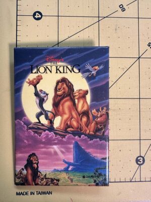 Lion King Poster Button from 1994