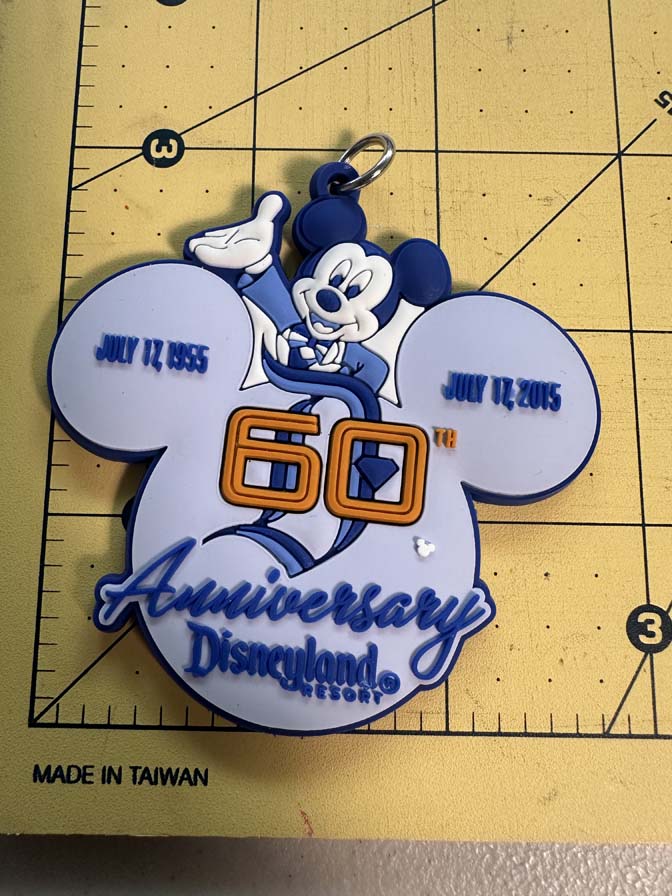 Disneyland Resort 60th Anniversary "I Completed the Quest" medal - Image 2