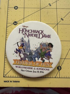 World Premiere of Disney's The Hunchback of Notre Dame button