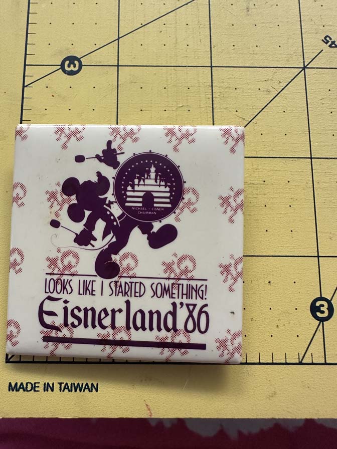 Eisnerland '86 Fan Made Button