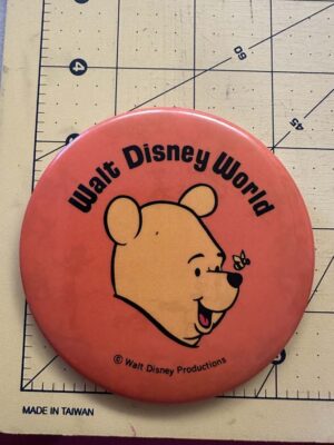 Walt Disney World button featuring Winnie the Pooh.