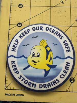 Flounder from The Little Mermaid button