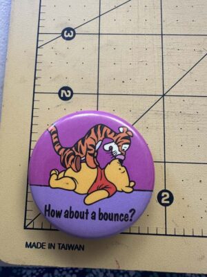 Tigger Sitting on Pooh button