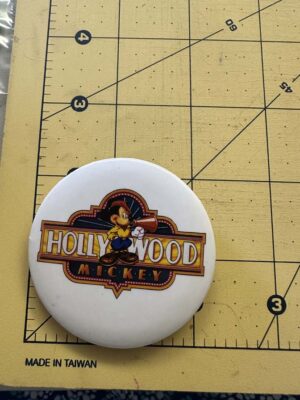1989 Disney "Hollywood Mickey" promo button