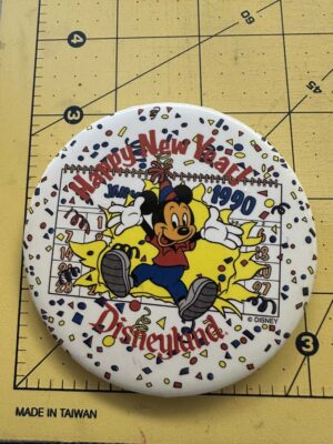 Disneyland featuring Mickey Mouse celebrating New Year's 1990