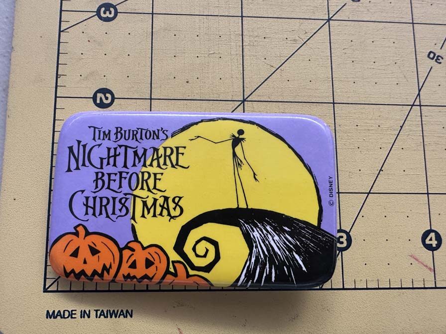 Nightmare Before Christmas Jack with moon Button