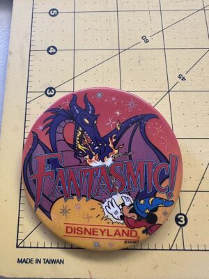 1992 Disneyland Fantasmic! promotional button
