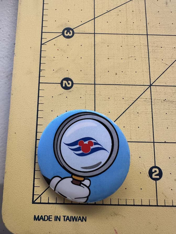 Disney Cruise Line Mystery Hunt button