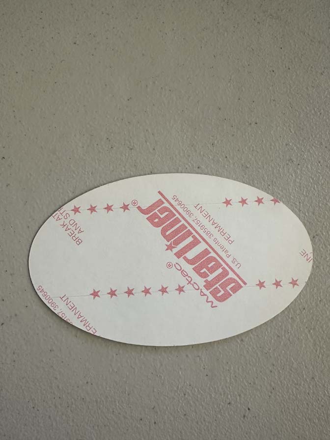 vintage Disneyland "Honorary Citizen" oval sticker features Mickey Mouse - Image 2