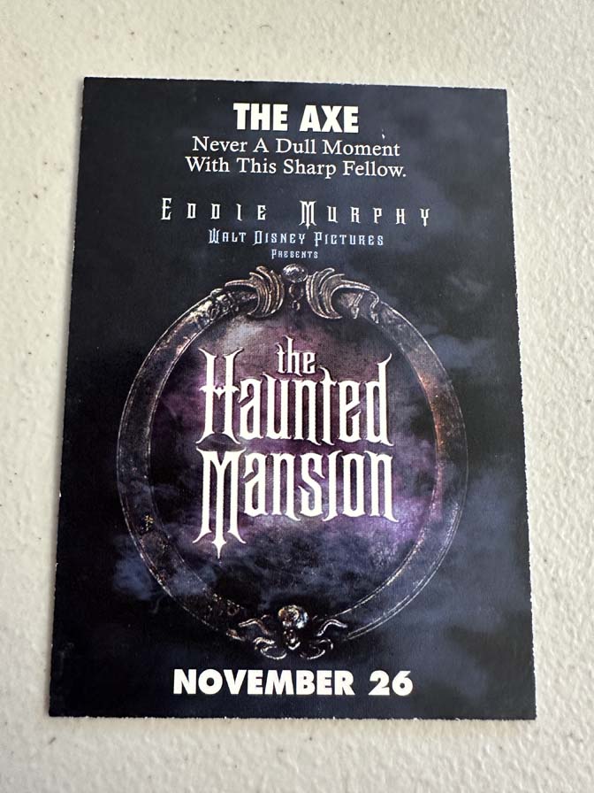 2003 trading card full set from the Disney film The Haunted Mansion Promo Item - Image 8
