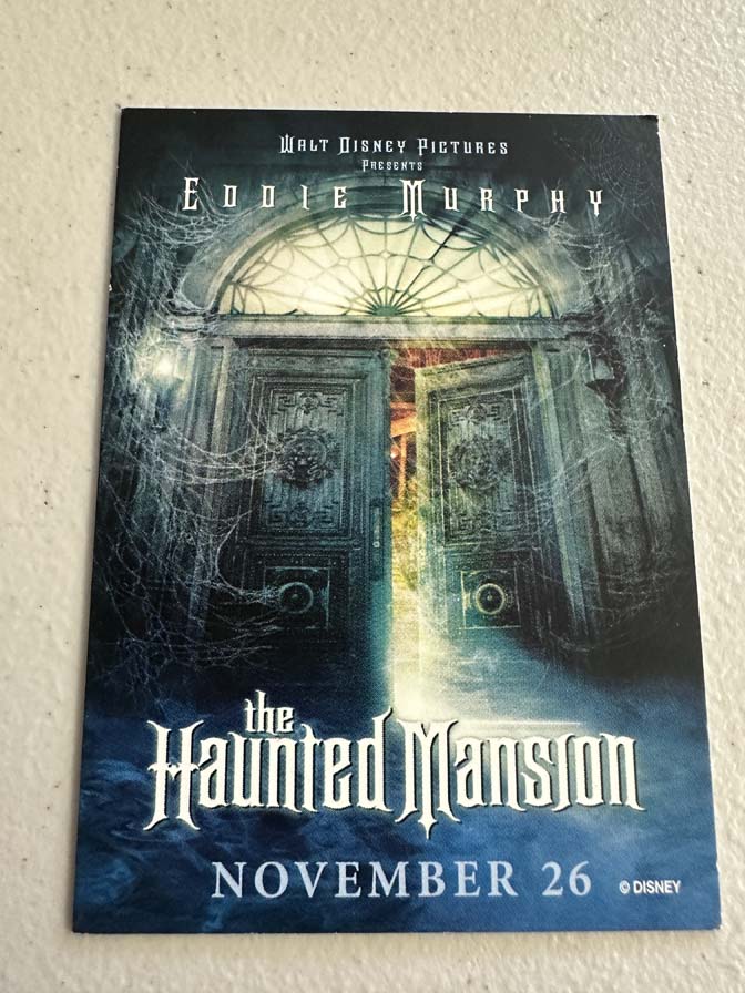 2003 trading card full set from the Disney film The Haunted Mansion Promo Item - Image 9