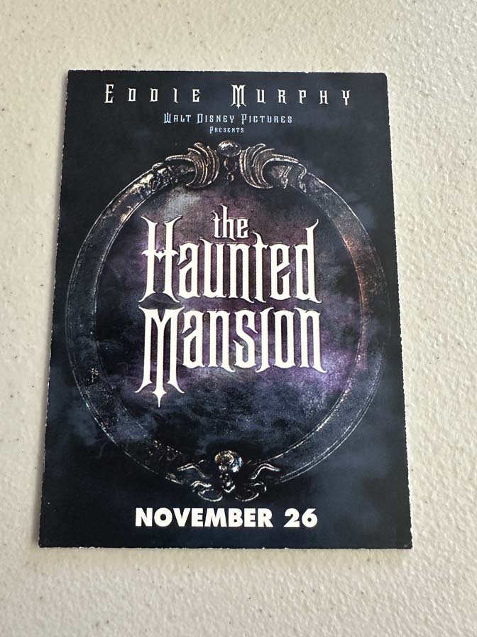 2003 trading card full set from the Disney film The Haunted Mansion Promo Item - Image 10