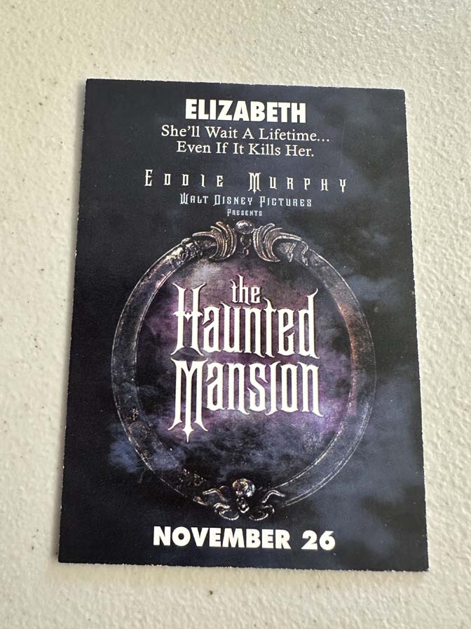 2003 trading card full set from the Disney film The Haunted Mansion Promo Item - Image 12