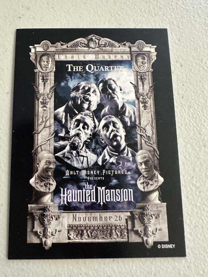 2003 trading card full set from the Disney film The Haunted Mansion Promo Item - Image 15