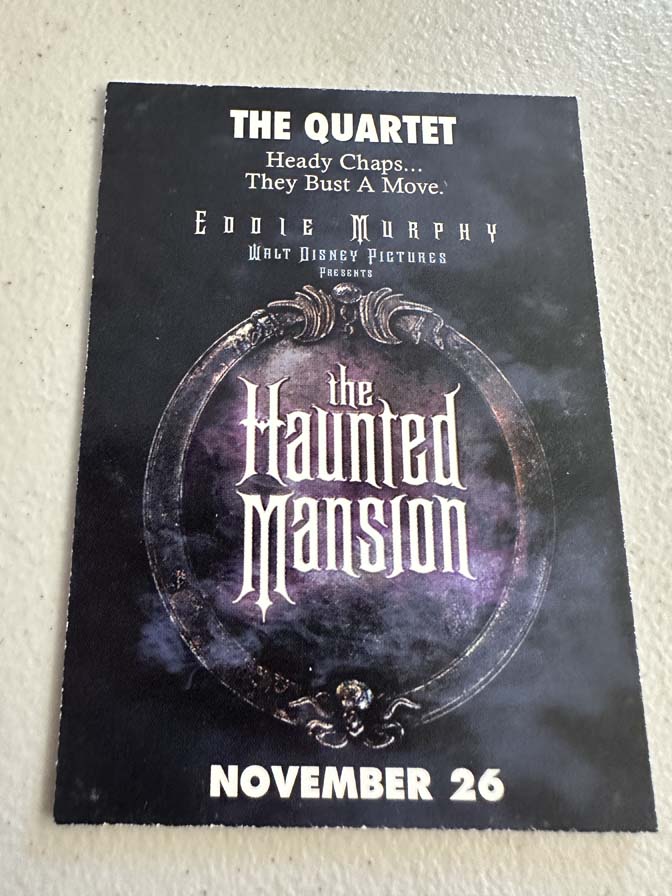 2003 trading card full set from the Disney film The Haunted Mansion Promo Item - Image 16
