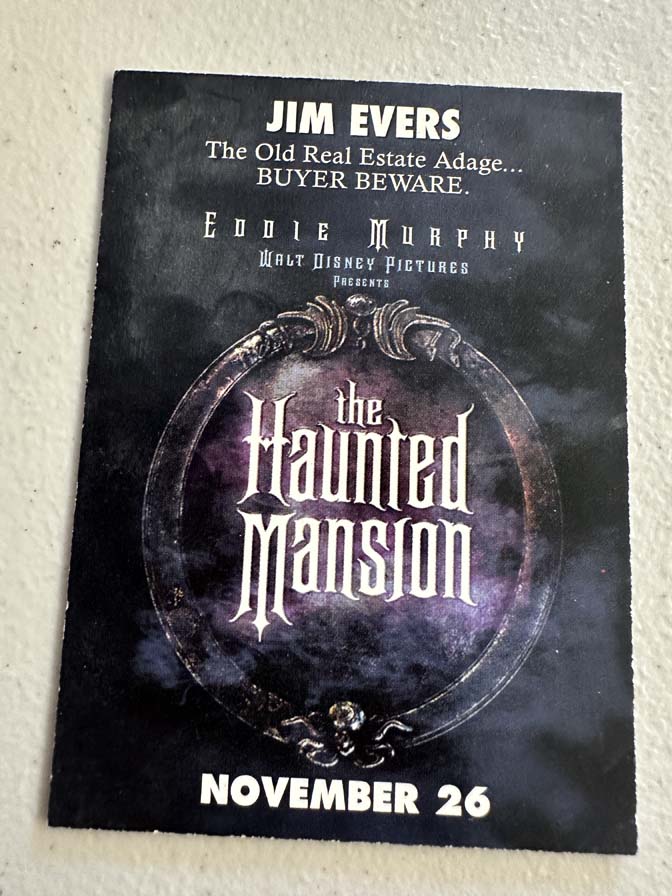 2003 trading card full set from the Disney film The Haunted Mansion Promo Item - Image 2