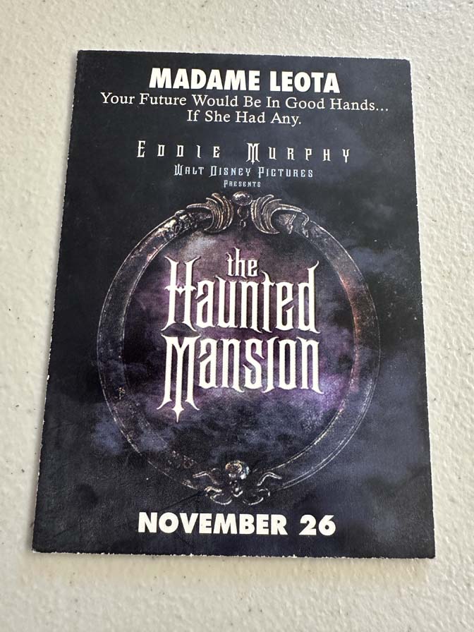 2003 trading card full set from the Disney film The Haunted Mansion Promo Item - Image 4