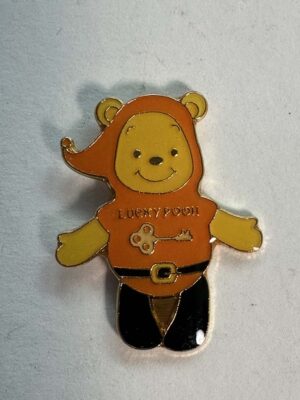 Japan JDS - Pooh - Orange - Lucky Color Pin