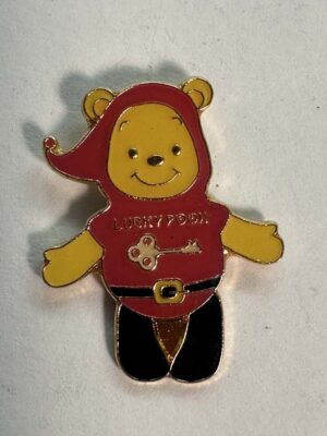 Japan JDS - Pooh - Pink - Lucky Color Pin