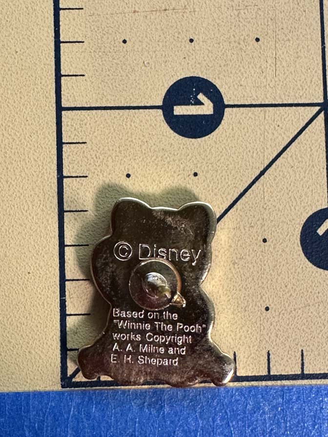 Japan - Winnie the Pooh - Yellow Lucky Cat - TDS Pin - Image 2
