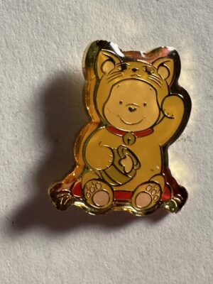 Japan - Winnie the Pooh - Yellow Lucky Cat - TDS Pin